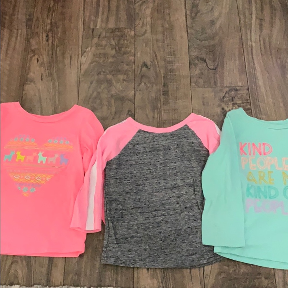 Cat and Jack 2T girls shirts